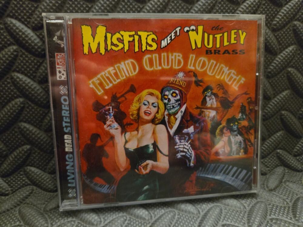Misfits Meet The Nutley Brass Fiend Club Lounge CD Ryko Horror Punk